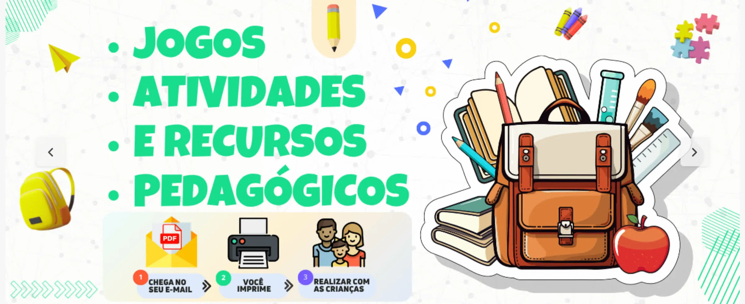 Jogos, atividades e recursos pedagógicos