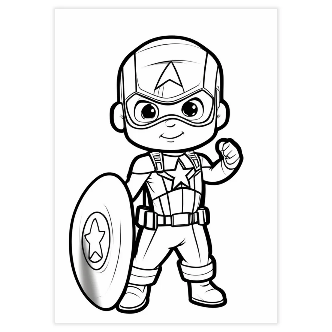 Desenhos para Colorir Marvel - imagem 6