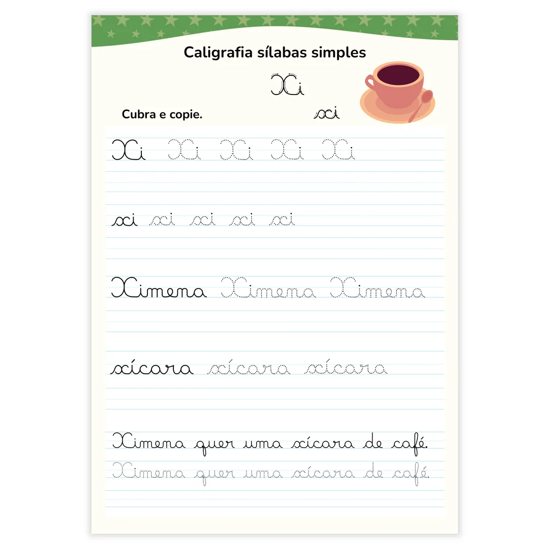Caligrafia Cursiva e Bastão - imagem 8
