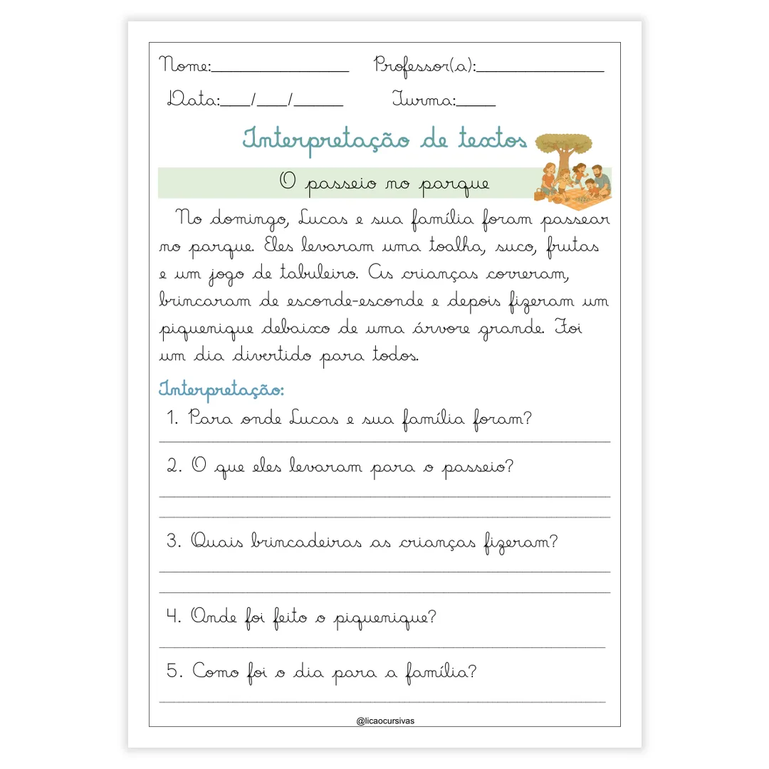 Interpretação de Textos 1° ao 5° - imagem 12