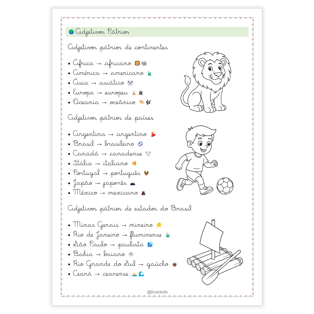 Classes Gramaticais em Letra Cursiva - imagem 8