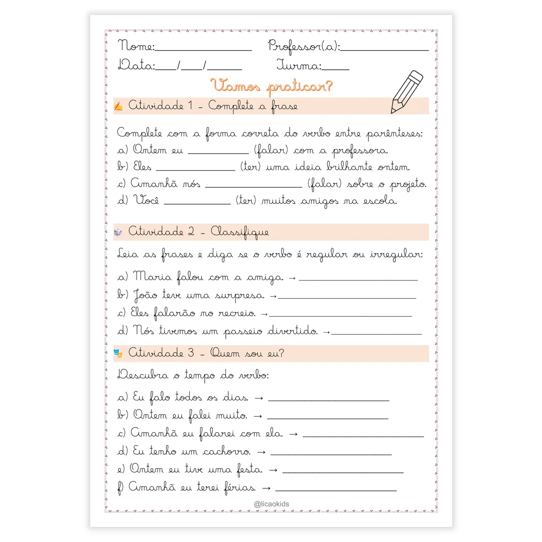 Classes Gramaticais em Letra Cursiva - imagem 13