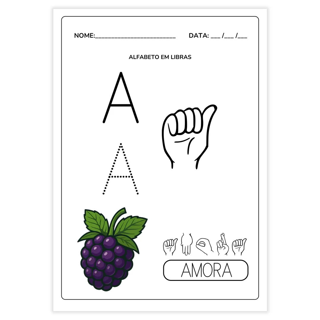 ABC em Libras - imagem 1