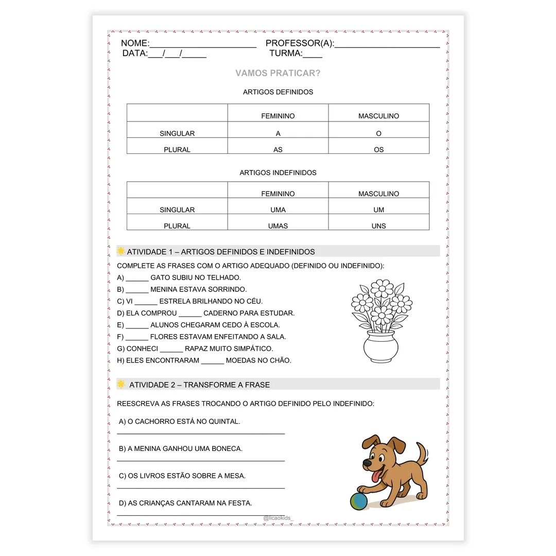Classes Gramaticais em Letra Bastão - imagem 7