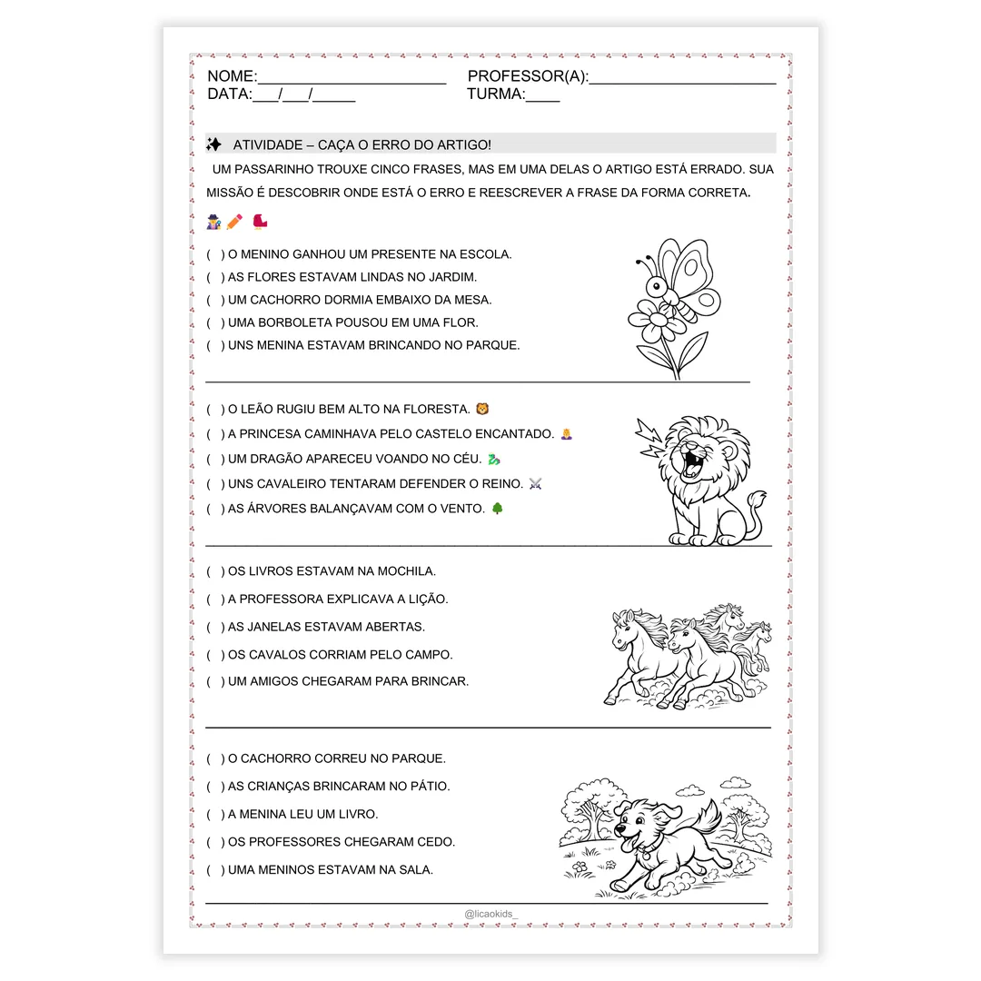 Classes Gramaticais em Letra Bastão - imagem 8