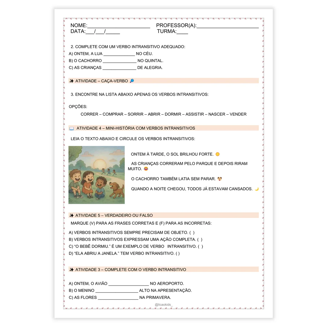 Classes Gramaticais em Letra Bastão - imagem 14