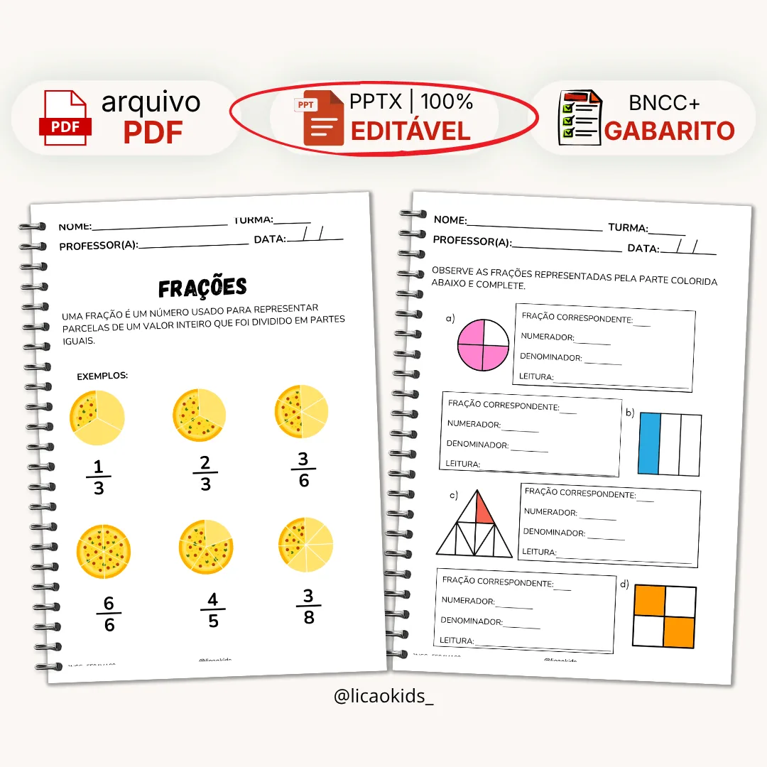 Matemática 4 Operações 1º ao 5º ano Editável - imagem 11