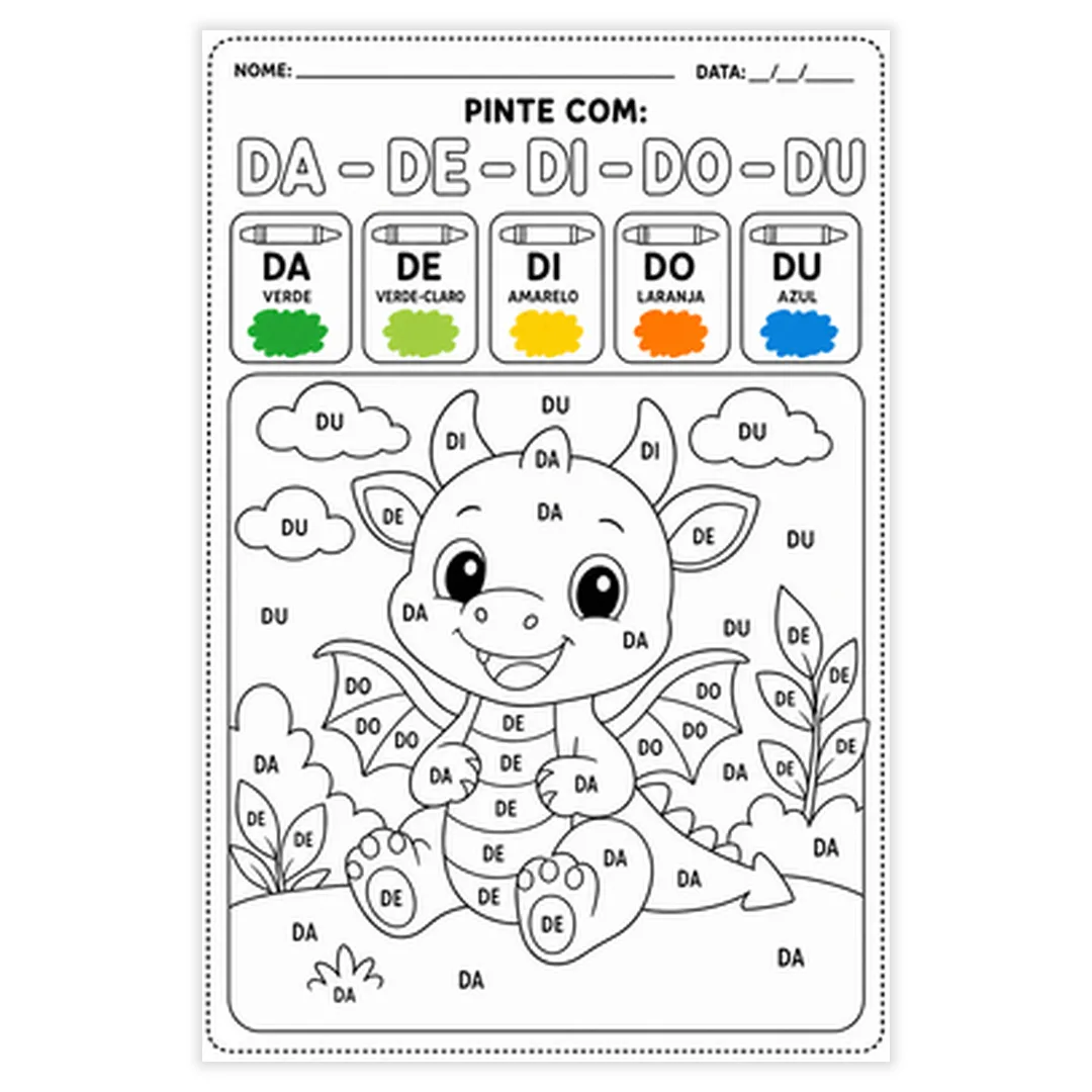 Colorindo as Sílabas Simples - imagem 3
