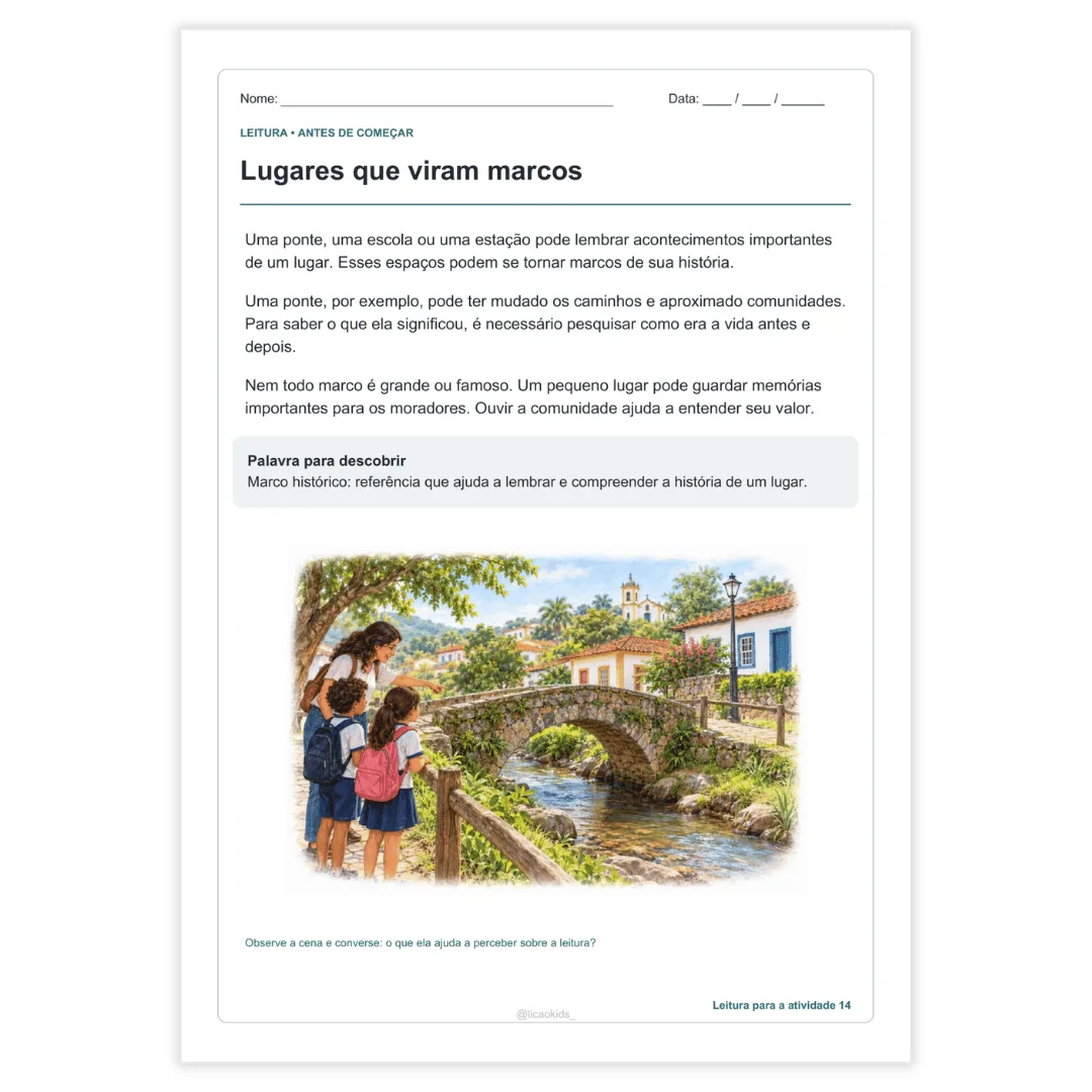 História 3° Ano - imagem 1
