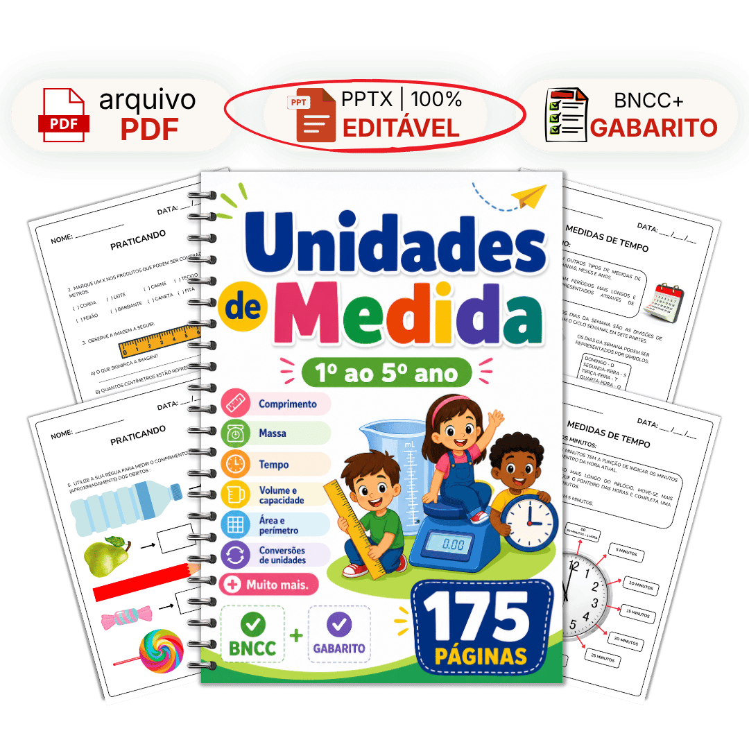 Unidades de Medida 1º ao 5º ano Editável